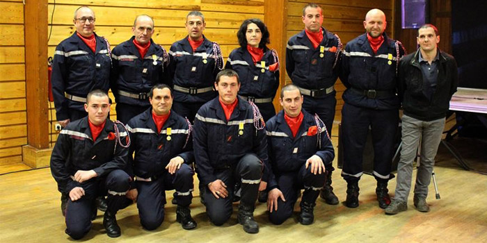 Sapeurs pompiers cérémonie pompiers