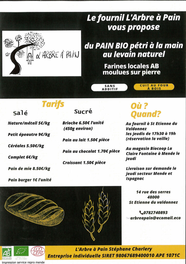 Le fournil “L’arbre à pain”