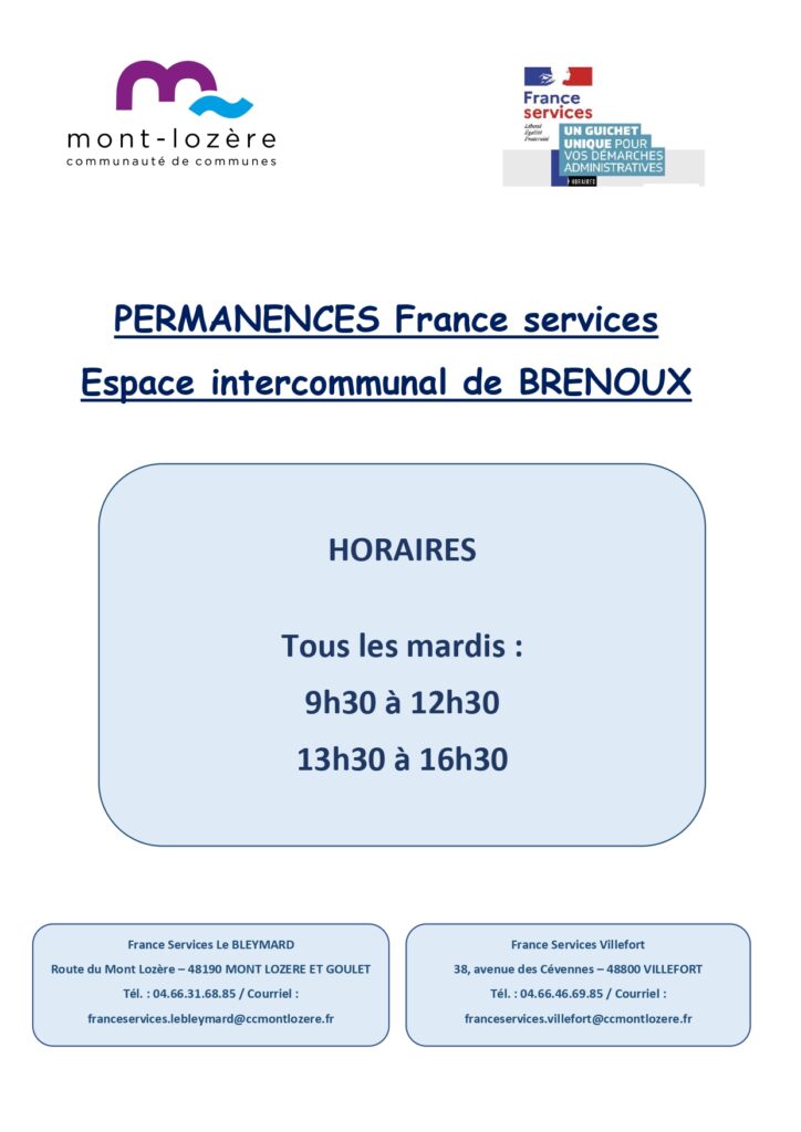 Permanences France services