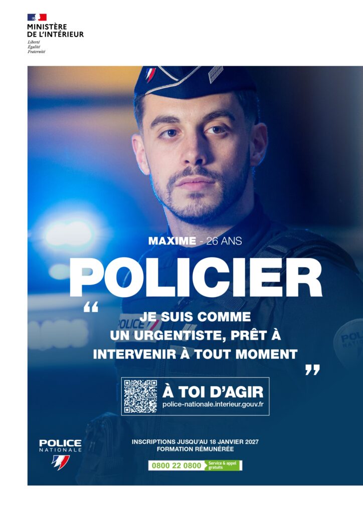 Recrutement gardiens de la paix